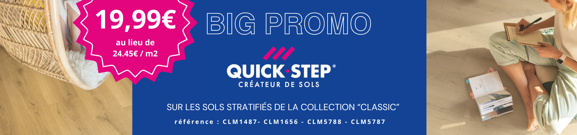 Promo QuickStep gamme Classic