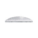Protection d'escalier demi lune - Marchette aluminium traits STEELTRED Hamat