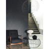 Papier peint Big Plumes noir et or - LOUISE - Casadeco