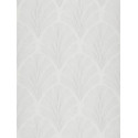 Papier peint Big Plumes blanc - LOUISE - Casadeco