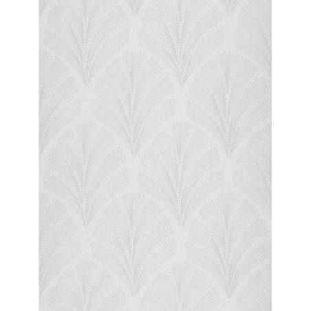 Papier peint Big Plumes blanc - LOUISE - Casadeco