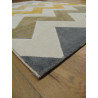 Tapis ZigZag jaune et gris - Canvas 