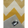 Tapis ZigZag jaune et gris - Canvas 