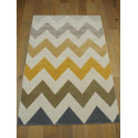 Tapis ZigZag jaune et gris - Canvas 