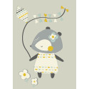 Tapis enfant "Petite Souris gris" - Canvas BALTA 120x170