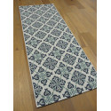 Tapis de cuisine long vintage bleu - STAR 80x200cm