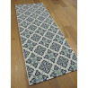 Tapis de cuisine long vintage bleu - STAR 80x200cm