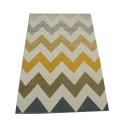 Tapis ZigZag jaune et gris - Canvas 