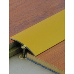 2,70mx47mm - Barre de seuil or invisible multi-niveaux Dinafix - DINAC