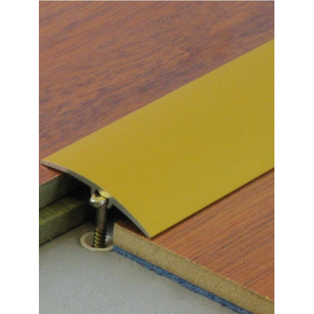 2,70mx47mm - Barre de seuil or invisible multi-niveaux Dinafix - DINAC