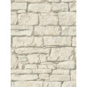 Papier peint Mur de brique naturel blanc - Bon Appétit - Caselio