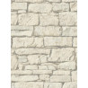Papier peint Mur de brique naturel blanc - Bon Appétit - Caselio