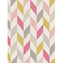 Papier peint Oslo rose jaune - SWING - Caselio - SNG68884984