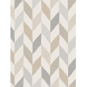 Papier peint Oslo beige gris - SWING - Caselio - SNG68881230