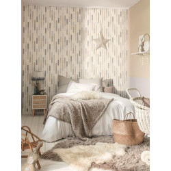 Papier peint Dot beige - SWING - Caselio - SNG68891001