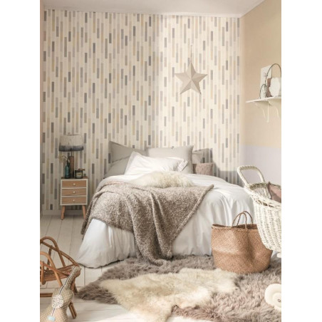 Papier peint Dot beige - SWING - Caselio - SNG68891001