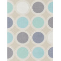 Papier peint Rond bleu gris - SWING - Caselio - SNG68926496