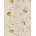 Papier peint Guirlande de Pommes vertes - Bon Appétit - Caselio