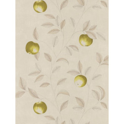 Papier peint Guirlande de Pommes vert - BON APPETIT - Caselio - BAP68407007