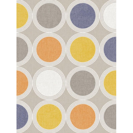 Papier peint Rond multicolore - SWING - Caselio - SNG68923224