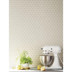 Papier peint Pois beige - BON APPETIT - Caselio - BAP68381003