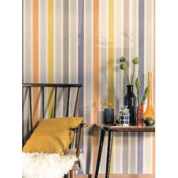 Papier peint Rayure Matelas multicolore - SWING - Caselio - SNG68904428