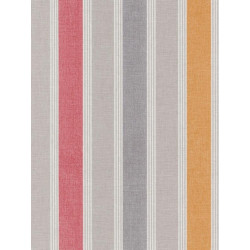 Papier peint Rayure Matelas orange - SWING - Caselio - SNG68903791
