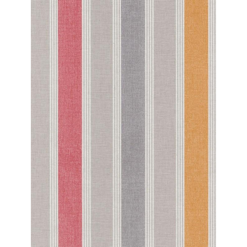 Papier peint Rayure Matelas orange - SWING - Caselio - SNG68903791