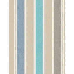 Papier peint Rayure Matelas turquoise beige- SWING - Caselio - SNG68906034
