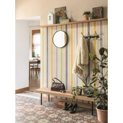 Papier peint Rayure Matelas vert - SWING - Caselio - SNG68902810