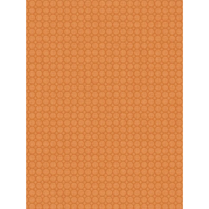 Papier peint à motif Semi Allover Orange - SWING - Caselio