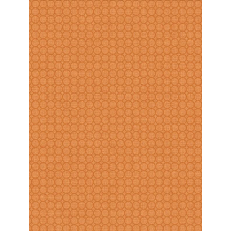 Papier peint à motif Semi Allover Orange - SWING - Caselio