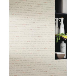 Papier peint Ingrédients taupe rouge - BON APPETIT - Caselio - BAP68368098