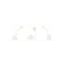 Frise duplex enfant à motif Elephants beige - MY LITTLE WORLD Caselio 