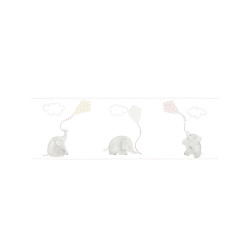 Frise enfant Eléphants rose - MY LITTLE WORLD - Casadeco - MLW29764220