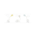 Frise duplex enfant à motif Elephants bleu et jaune - MY LITTLE WORLD Caselio 