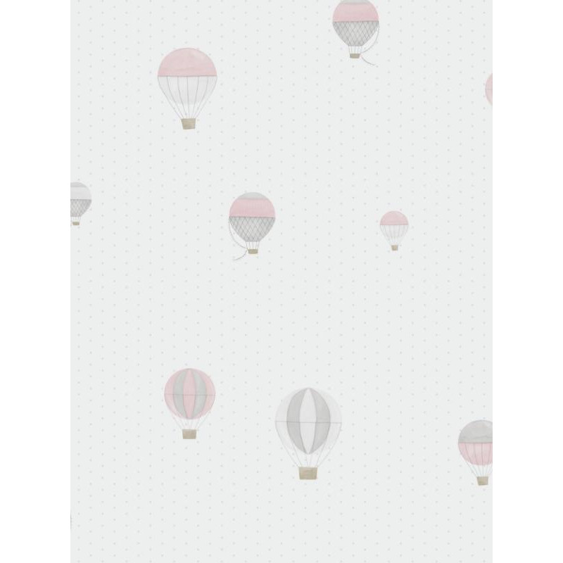 Papier peint Montgolfière rose - MY LITTLE WORLD Casadeco - MLW29774314