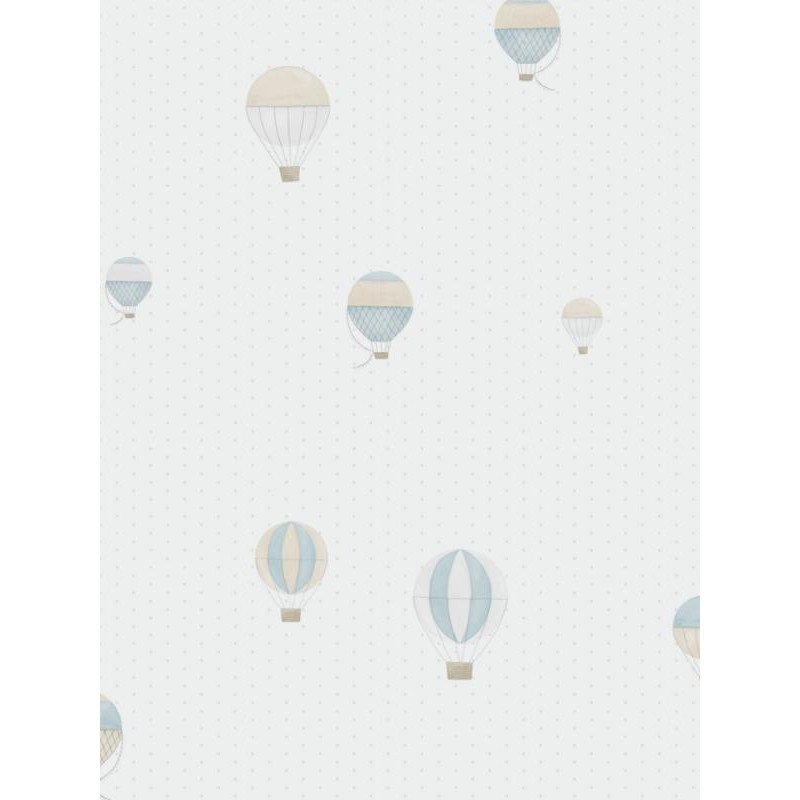 Papier peint Montgolfière bleu - MY LITTLE WORLD - Casadeco - MLW29776222