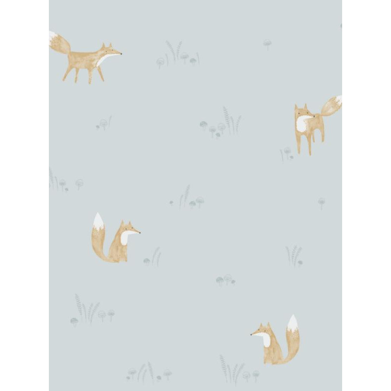 Papier peint Renard bleu - MY LITTLE WORLD Casadeco - MLW29806236