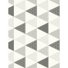 Papier peint intissé Triangles à motif gris/noir - TONIC Caselio