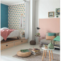 Papier peint Triangle rose et bleu - TONIC - Caselio - TONI69444109