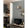 Papier peint intissé Relief béton gris - TONIC Caselio