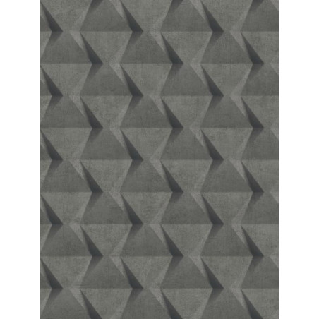 Papier peint intissé Relief béton gris anthracite - TONIC Caselio