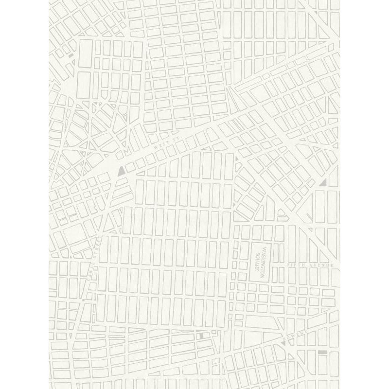 Papier peint New York Plan gris - TONIC - Caselio - TONI69499122