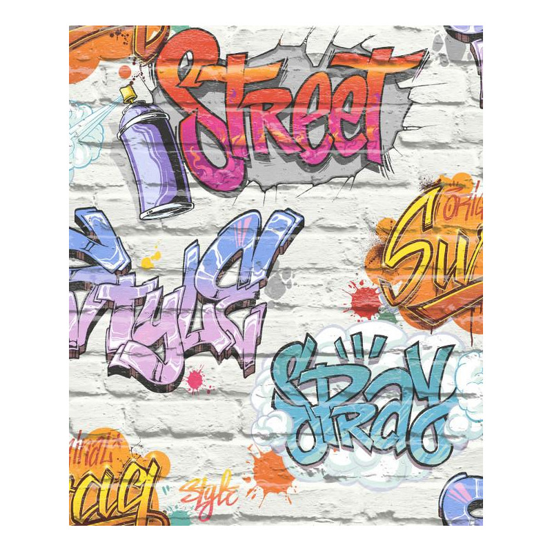 Papier peint Graffiti - FREE STYLE - Ugepa - L17905