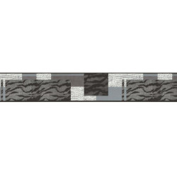 Frise adhésive Safari Peaux de Bêtes gris - Lutèce - 27150509-A
