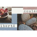 Frise adhésive Evasion nature - gris et beige - Lutèce
