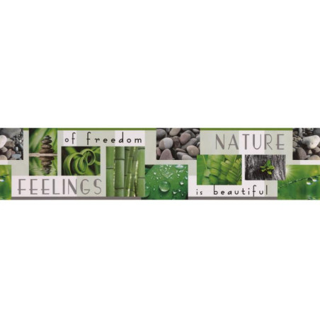 Frise adhésive Nature Feelings vert - Lutèce - 27151904-A