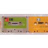 Frise adhésive K7 vintage cassettes audio - multicolore - Lutèce