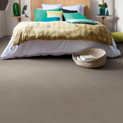 Lame PVC clipsable "Minimal taupe AMCL40141" - Livyn Ambient Click QUICK STEP (résistant)